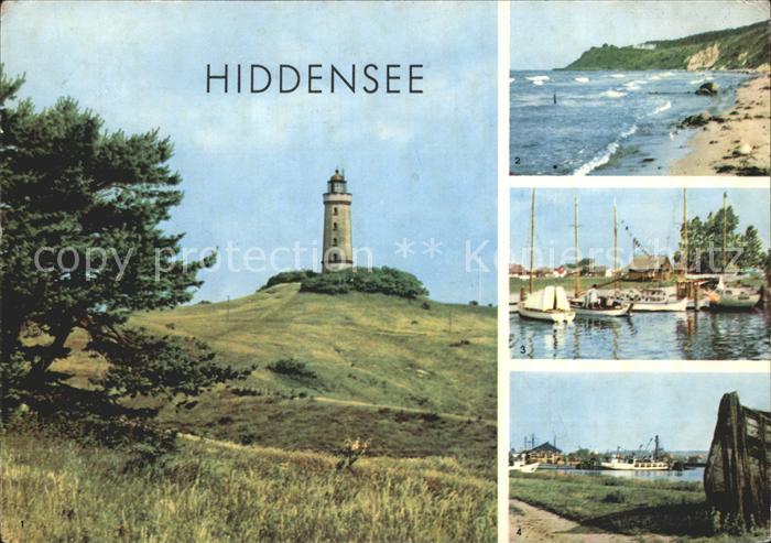 Insel Hiddensee Kloster Leuchtturm Strand Neuendorf Vitte