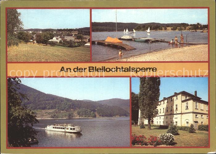 Bleilochtalsperre Graefenwarth Strand bei Kloster MS Hohenwarte Ebersdorf Barock