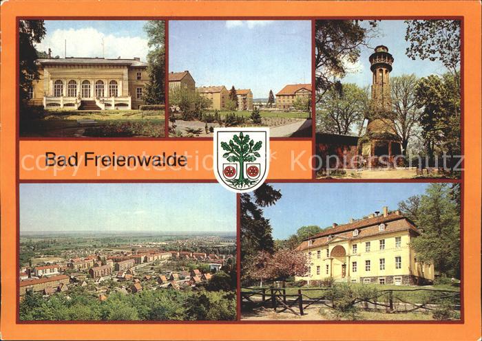 Bad Freienwalde Teilansichten Aussichtsturm Panorama