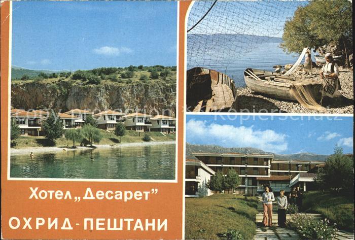 Ohrid Bungalows Fischer am Strand