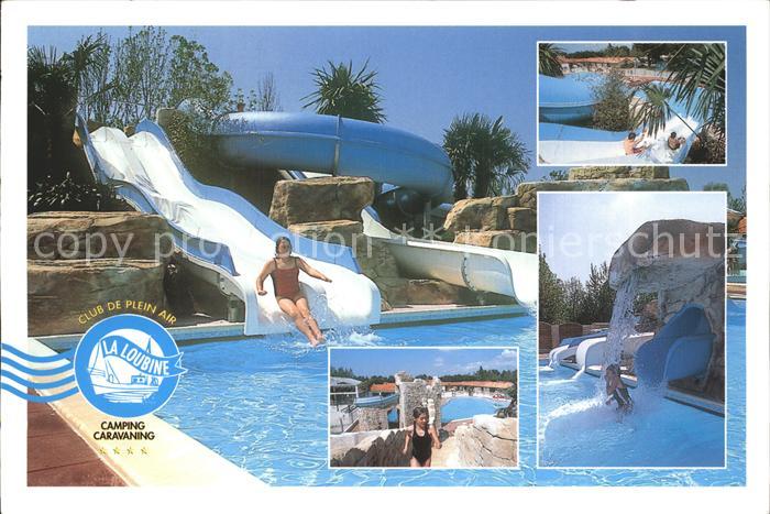 Olonne-sur-Mer Club de Plein Air Camping Wasserrutschen Swimmingpool