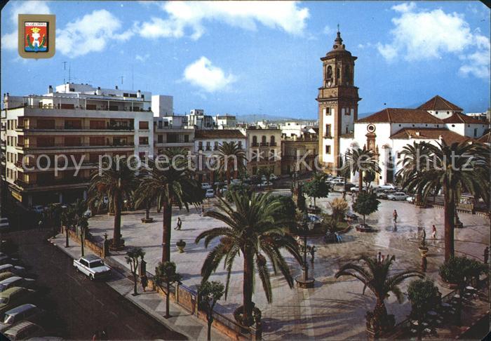 Algeciras Andalucia Plaza Alta e Iglesia de Nuestra Senora de la Palma
