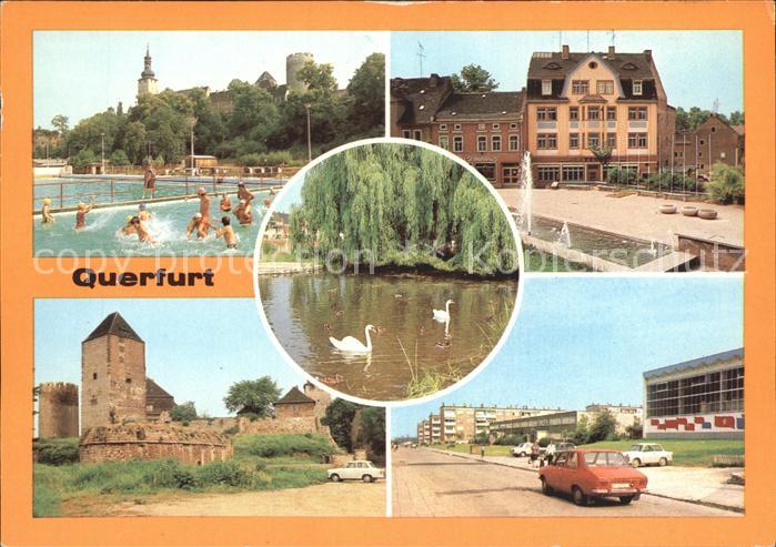 Querfurt Sachsen-Anhalt Bad Am Dreieck Burg Querfurt Sued Talgartenteich