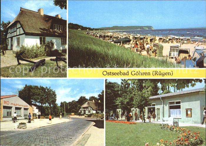 Goehren Ruegen Moenchguter Heimatmuseum Strand HO Kaufhalle Rationell Einkaufsze