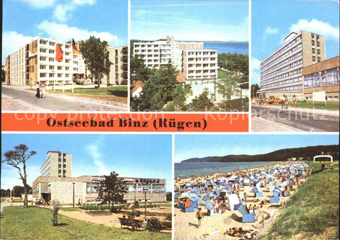 Binz Ruegen FDGB Erholungsheime Rugard Stubbenkammer Arkona Ruegen Am Strand
