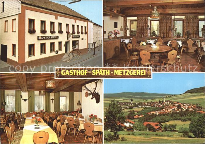 Neukirchen Heilig Blut Gasthof Spaeth Metzgerei Gastraum Panorama