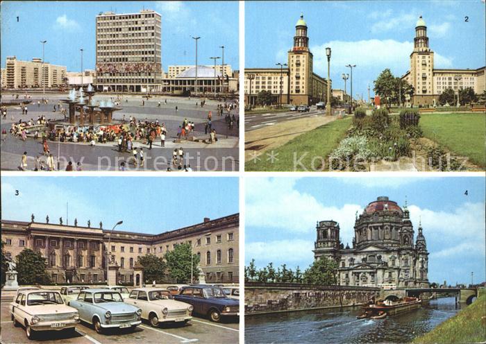 BERLIN  CITY Alexanderplatz Frankfurter Tor Humboldt Universitaet Dom