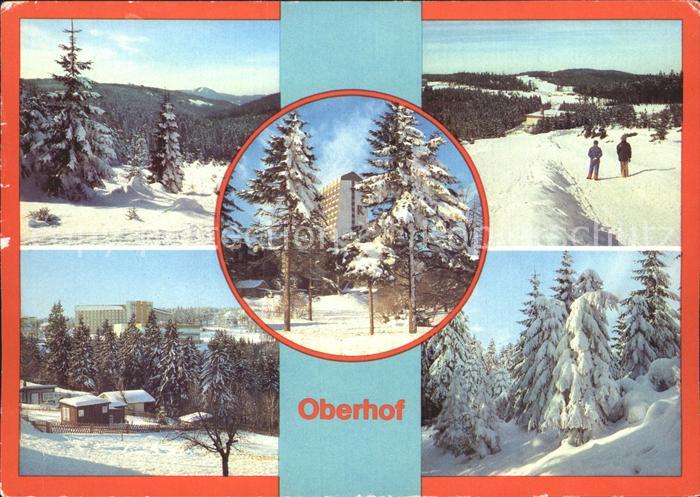 Oberhof Thueringen Teilansichten Winteridylle