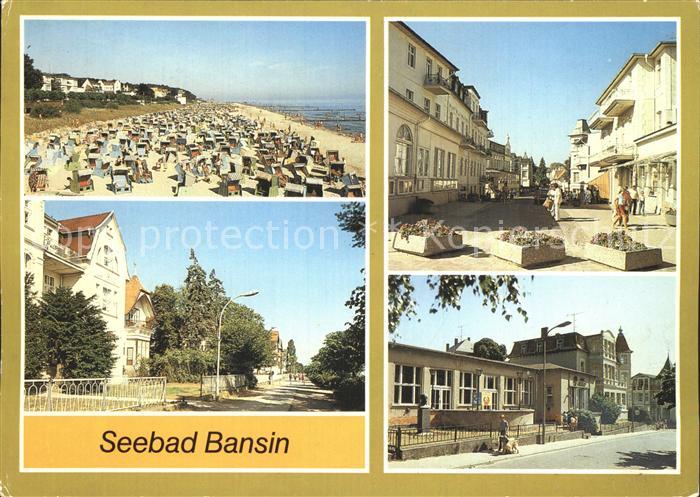 Bansin Ostseebad Strand Promenade Karl Marx Str FDGB Erholungsheim Julian Marchl