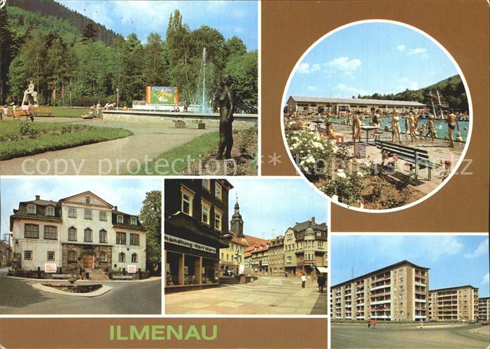 Ilmenau Thueringen Parkanlage Schwimmsportstaette DPF Museum Lindenstrasse Am St