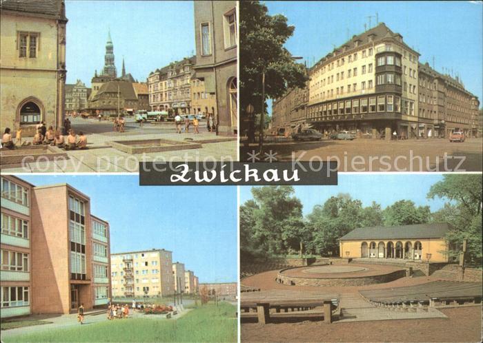 Zwickau Sachsen Markt Ringkaffe Eckersbach Freilichtbuehne