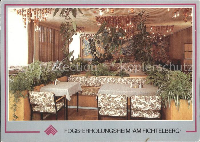 Oberwiesenthal Erzgebirge FDGB Erholungsheim Am Fichtelberg Cafe