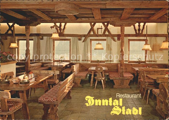 Wiesing Tirol Inntal Stadl Restaurant Gaststube