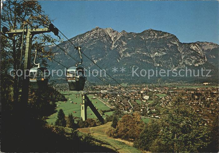 GARMISCH-PARTENKIRCHEN Bayern Eckbauer Bahn mit Kramer