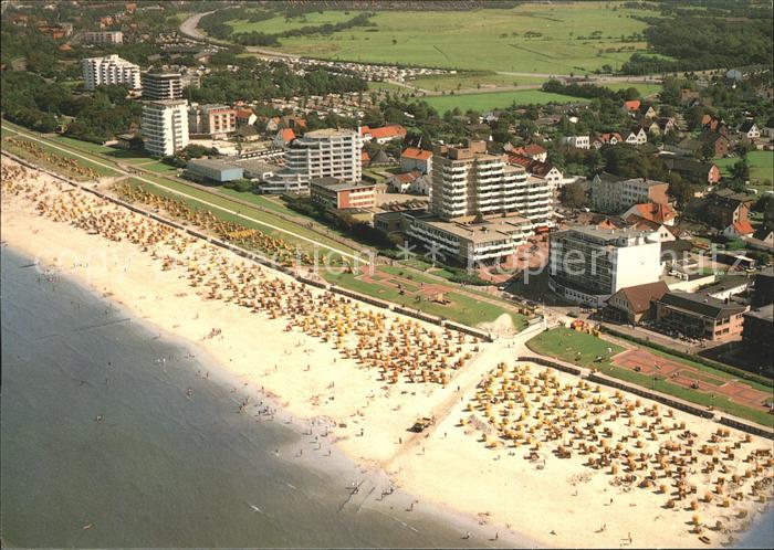 Duhnen Nordsee Fliegeraufnahme