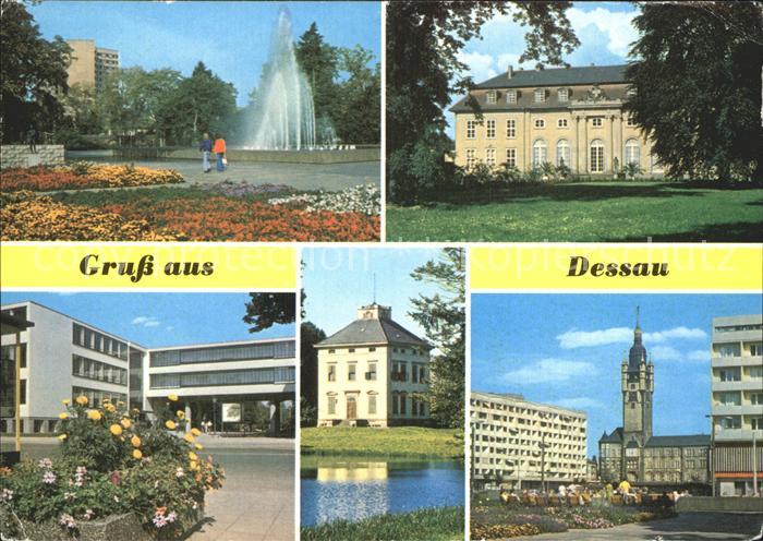 Dessau-Rosslau Stadtpark Schloss Mosigkau Bauhaus Schloss Luisium Rathaus