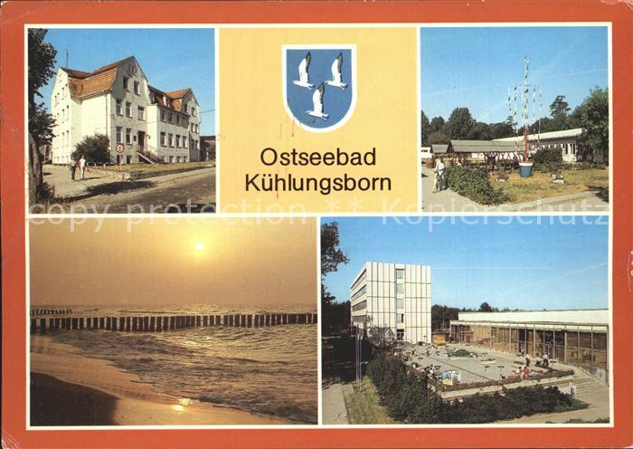 Kuehlungsborn Ostseebad FDGB Erholungsheim Stoertebeker Camping Sonnenuntergang