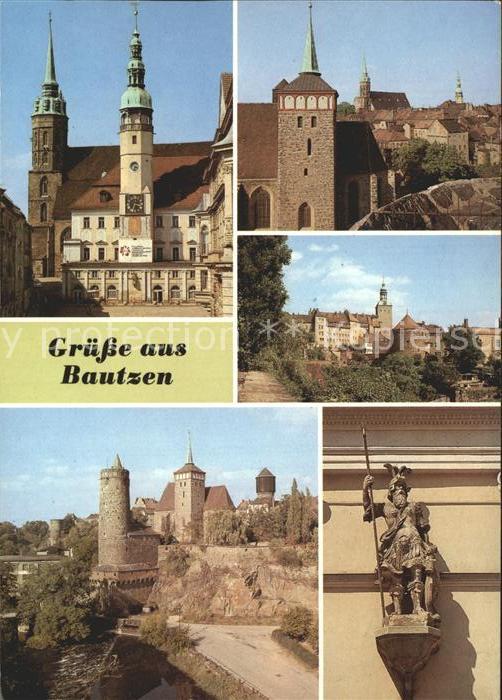Bautzen Sachsen Rathaus Petridom Alte Wasserkunst Michaeliskirche Roehrscheidbas