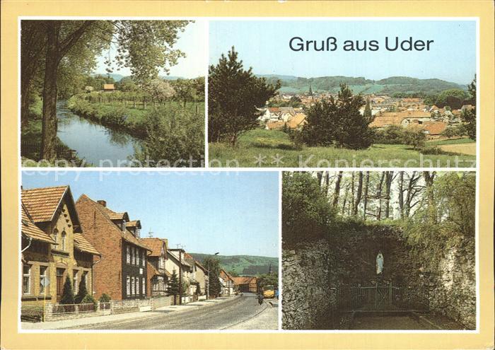 Uder An der Leine Totalansicht Strasse der Einheit Mariengrotte