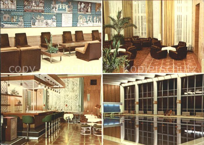 Kuehlungsborn Ostseebad Meerwasserschwimmhalle Aufenthaltsraum Bar