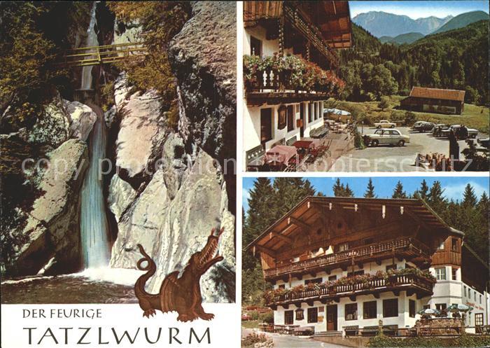 Bayrischzell Alpengasthof Der Feurige Tatzlwurm Wasserfall