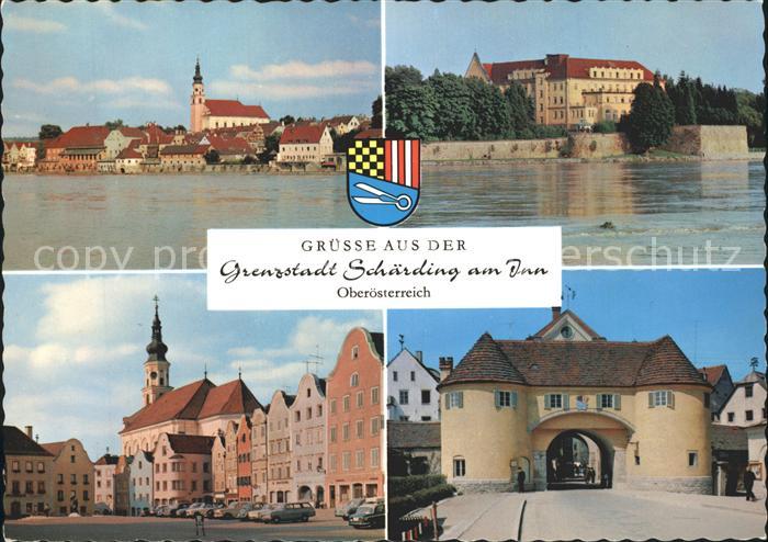 Schaerding Innpartie Kneippkuranstalt Stadtplatz Silberzeile Linzertor