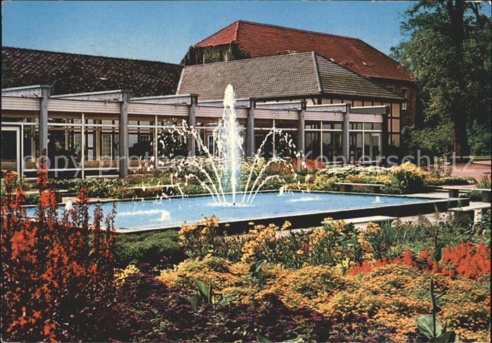 Bad Driburg Fontaene mit Wandelhalle
