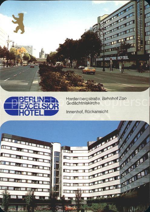 BERLIN  CITY Excelsior Hotel Hardenbergstr Innenhof Rueckansicht
