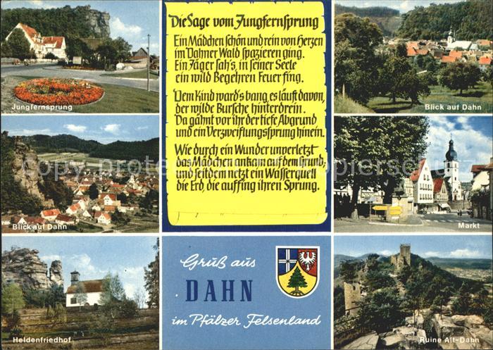 Dahn Jungfernsprung Total Markt Heldenfriedhof Ruine Alt Dahn
