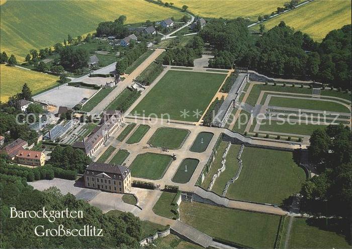 Grosssedlitz Barockgarten Fliegeraufnahme