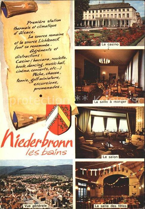 Niederbronn-les-Bains Vue generale Hotel Les Vosges Le casino Salle a manger Sal