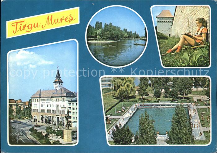 Tirgu Mures Palatul Culturii Baza nautica Cetatea medievala Strandul