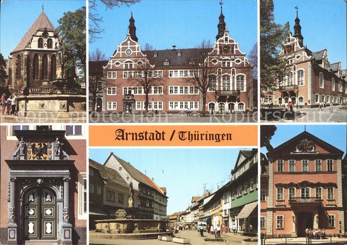 Arnstadt Ilm Rathaus Ostseite Portal Erfurter Str Neues Palais