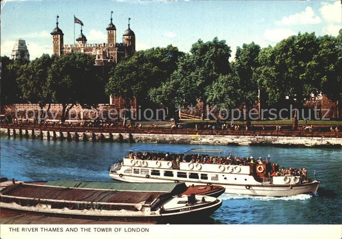 London The River Thames and the Tower of London