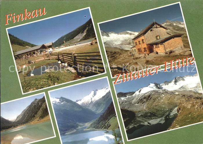Gerlos Alpengasthaus Finkau am Finkausee Wildgerlostal Zittauer Huette