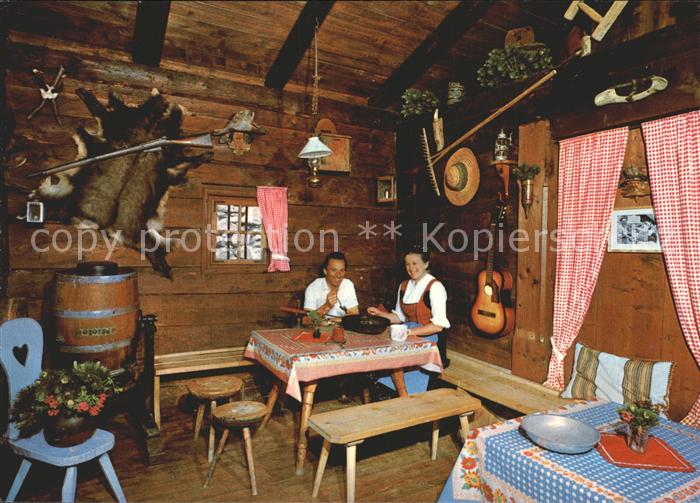 Ginzling Beim Kasermandl in der Floitn Jausenstation Tristenbachalm im Floitenta