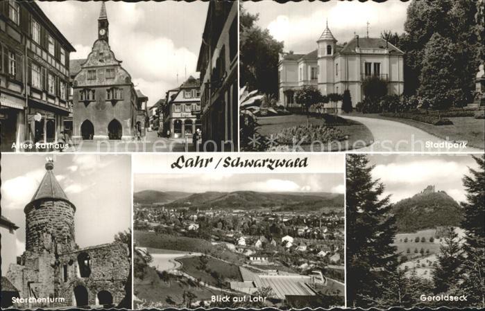 Lahr Schwarzwald Altes Rathaus Stadtpark Storchenturm Total Geroldseck