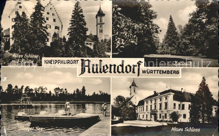 Aulendorf Altes Schloss Kirche Kurpark Steeger See Neues Schloss