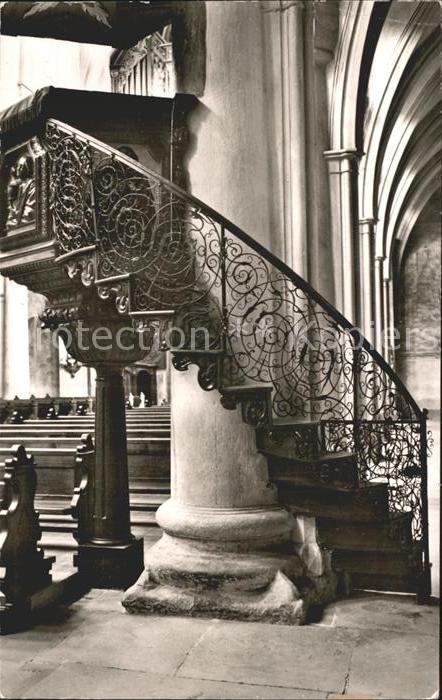 Konstanz Bodensee Basilika UL Frau Kanzelaufgang