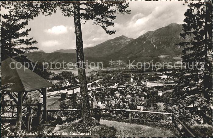 Bad Reichenhall Blick von der Stadtkanzel