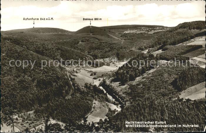 Winterberg Hochsauerland mit Astenturm und Bobhaus