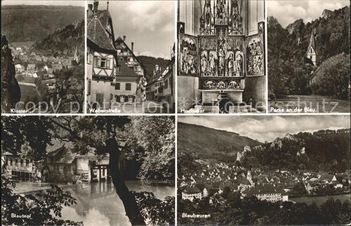 Blaubeuren Kloster Weberstrasse Hochaltar Blaupartie Blautopf Total