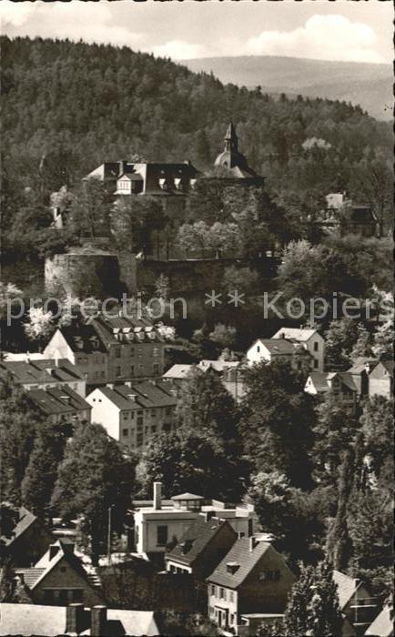 Siegen Westfalen Blick zum Oberen Schloss