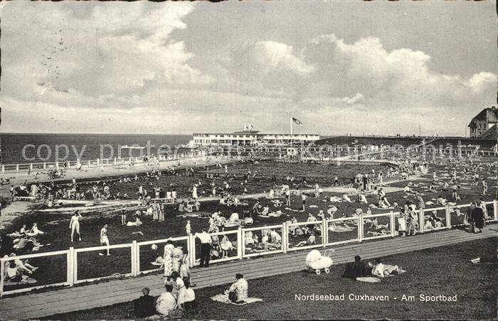 Cuxhaven Nordseebad Am Sportbad Strand