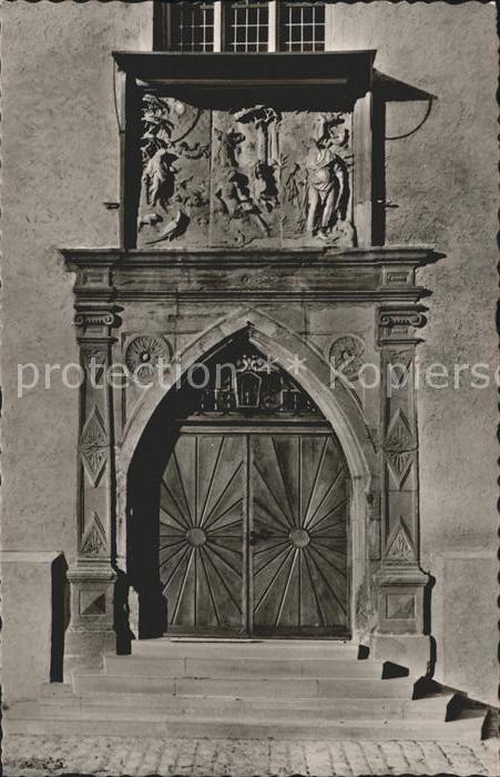 FREUDENSTADT BW Portal der ev Stadtkirche