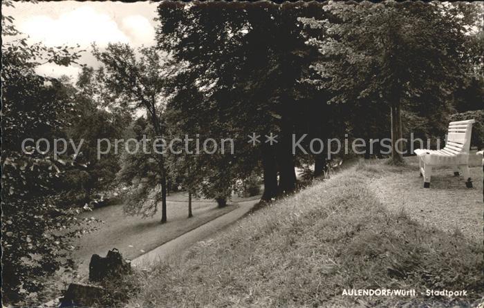 Aulendorf Stadtpark Ruhebank