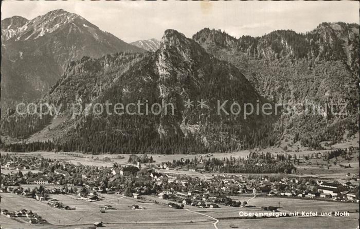 OBERAMMERGAU Bayern mit Kofel und Noth