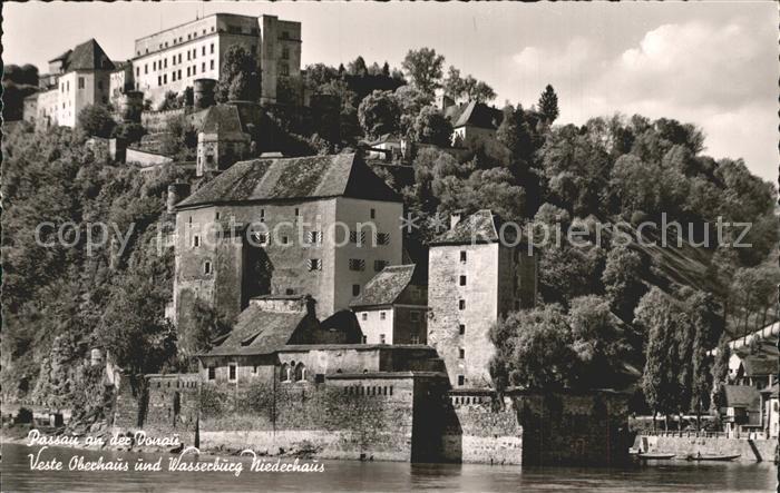 PAssAU Bayern Veste Oberhaus mit Wasserburg Niederhaus
