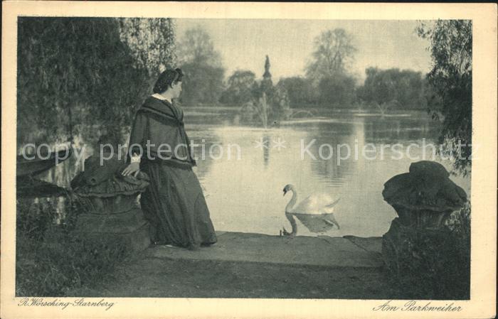 Starnberg Starnbergersee Bayern Am Parkweiher