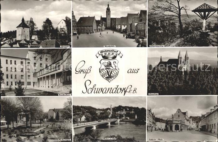 Schwandorf Blasturm Marktplatz Krankenhaus Parkanlagen Nabpartie Kreuzberg Schle